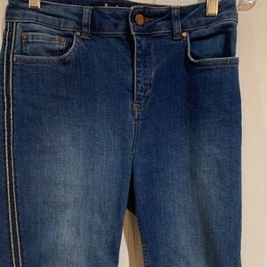 Boden flirt Blue Women's Jeans with gold details